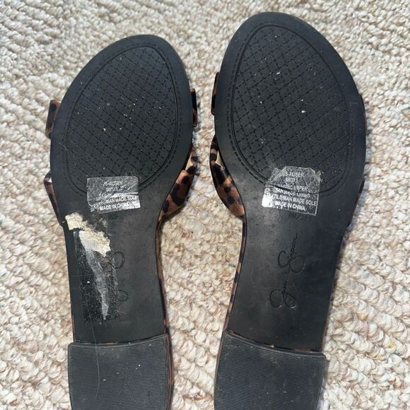 Womens Jessica Simpson Slide Knot Cheetah Sandal size 8.5 - Picture 5 of 5